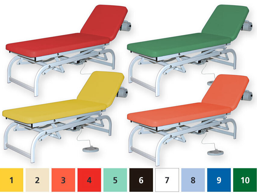 KING HEIGHT ADJUSTABLE EXAMINATION COUCH - other colours