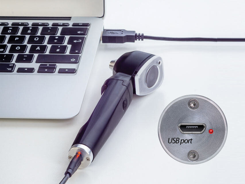 LUXAMED AURIS LED 3.7V USB OTOSCOPE - black