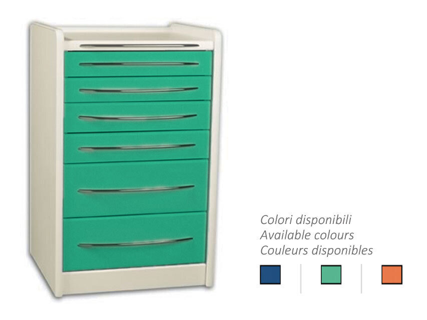 MOBILE UNIT GE419 6 drawers 49 cm - any colour