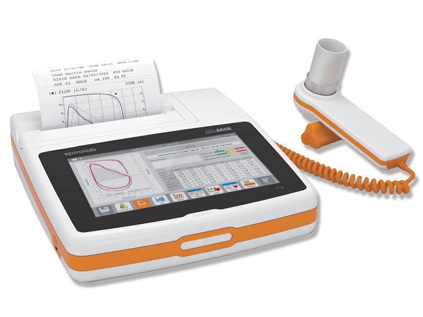 SPIROLAB COLOUR SPIROMETER with 7" touchscreen, printer and software