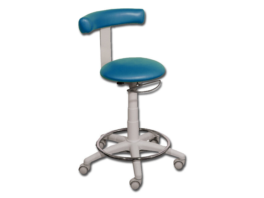 STOOL with ring - blue
