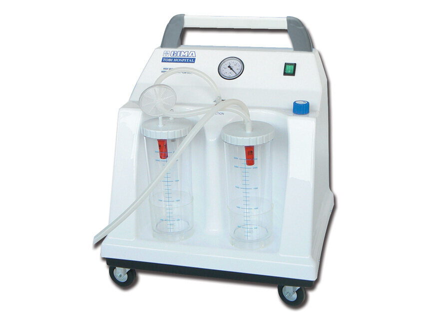 TOBI HOSPITAL" SUCTION with 2x2l jars+footswitch - 230V