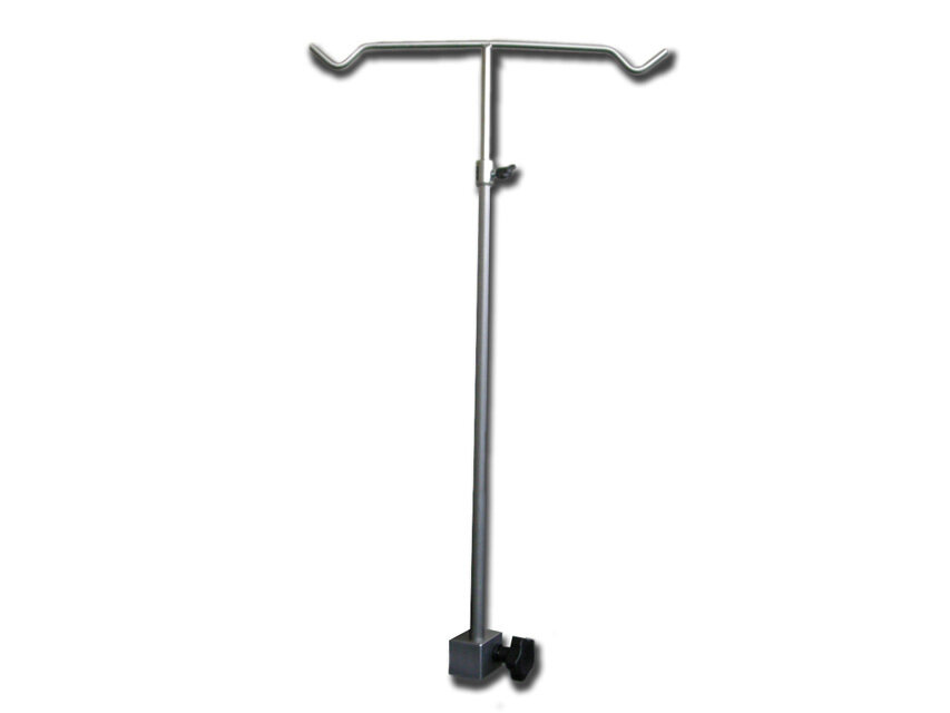 TWO-HOOK ADJUSTABLE IV STAND (needs clamp 27571)