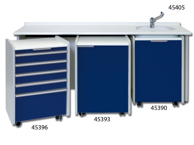 WORKTOP 180cm - right washbasin