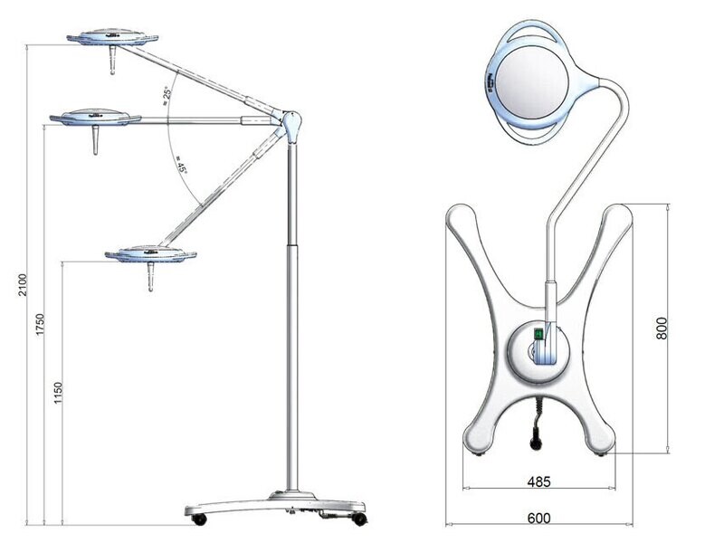 PENTALED 28 LED LIGHT - trolley