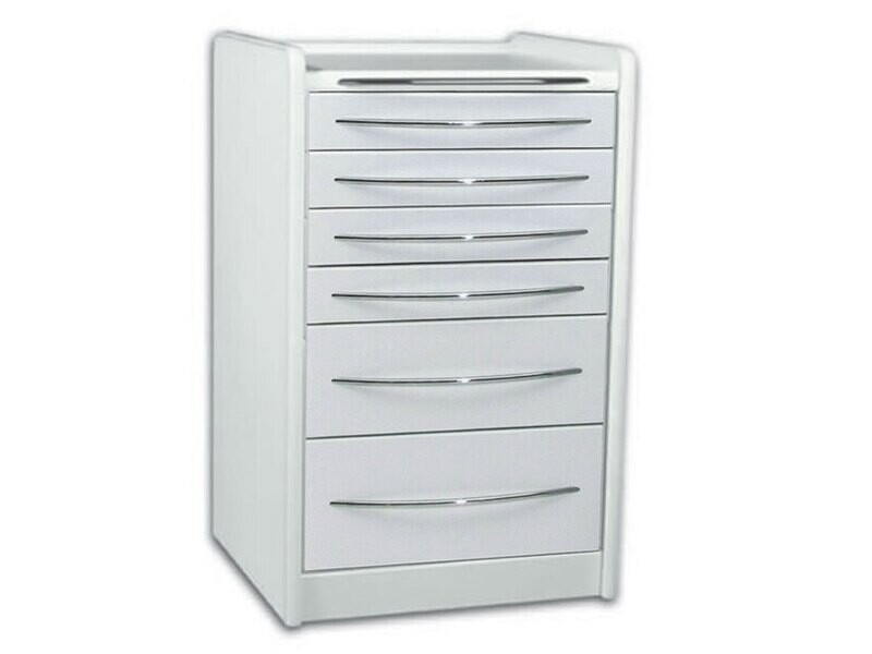 MOBILE UNIT GE419 6 drawers 49 cm - white