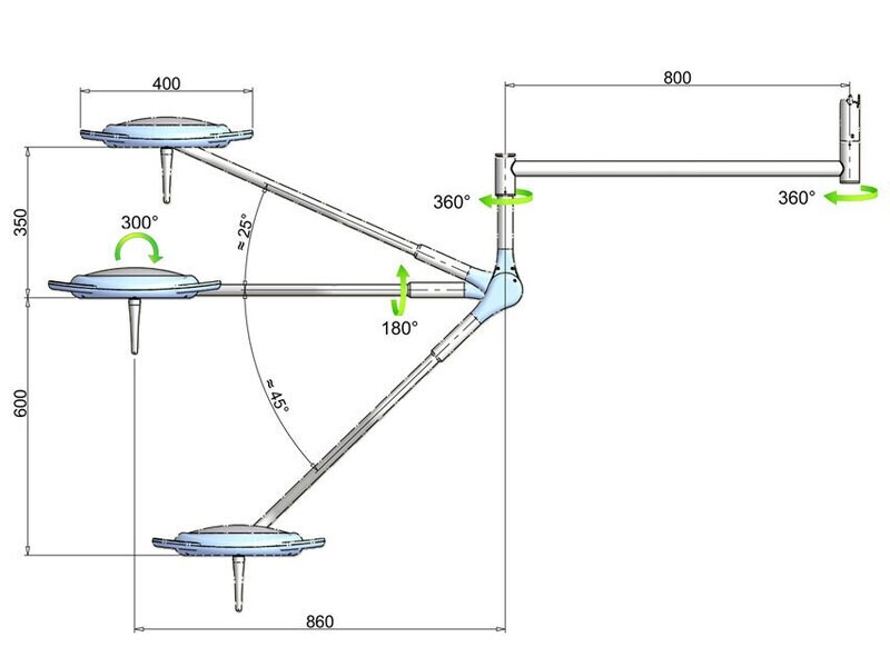 PENTALED 12 LED LIGHT - ceiling