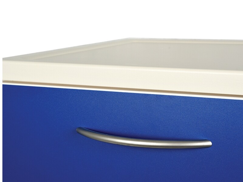 BEDSIDE TABLE WITH DRAWER - blue