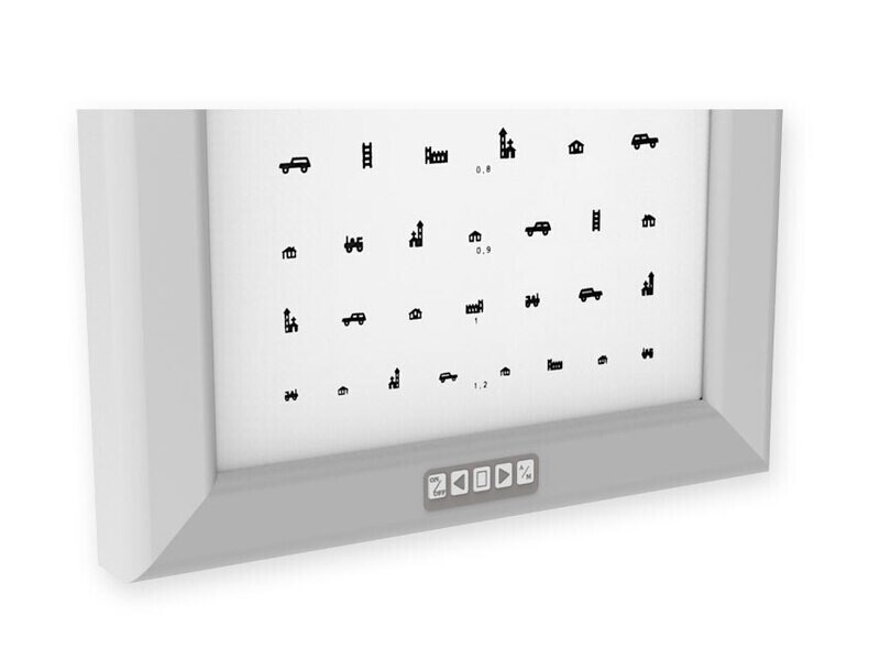 ULTRA SLIM LED OPTOMETRIC CHART - Children