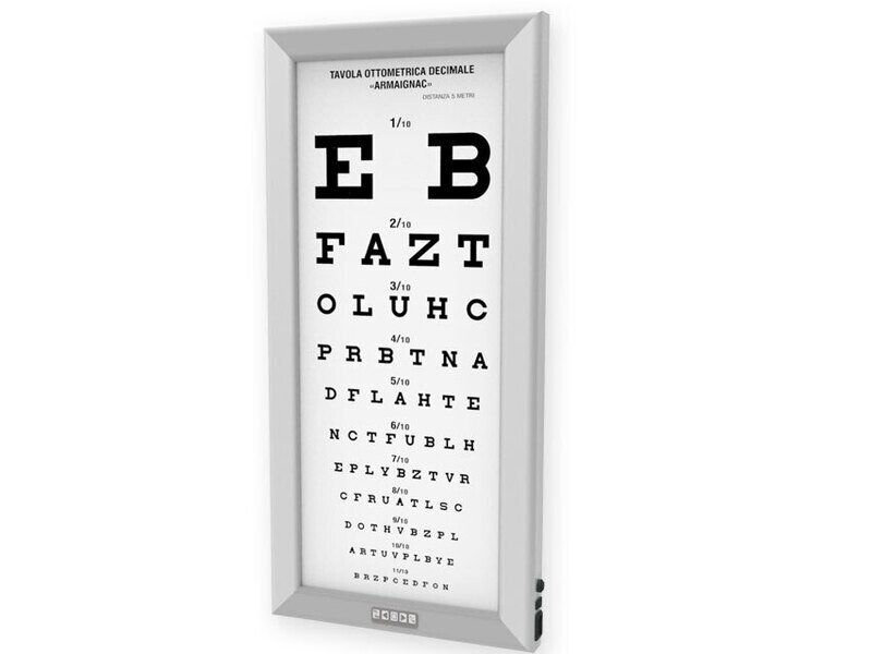 ULTRA SLIM LED OPTOMETRIC CHART - Armagnac
