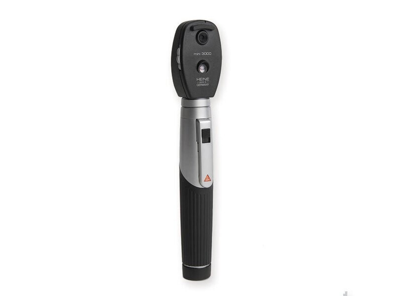 HEINE MINI 3000 F.O.OTO + OPHTHALMO SET - rechargeable handle - black