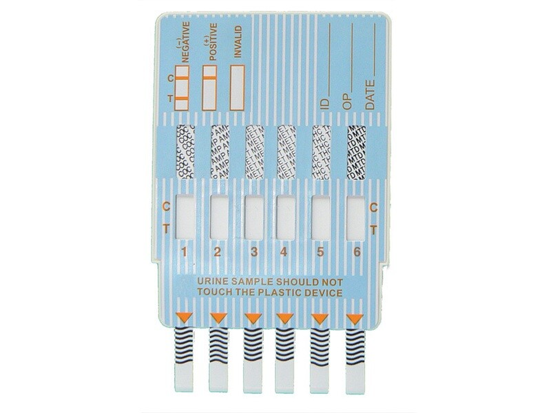 MULTI DRUG PANEL TESTS - 6 drugs - urine