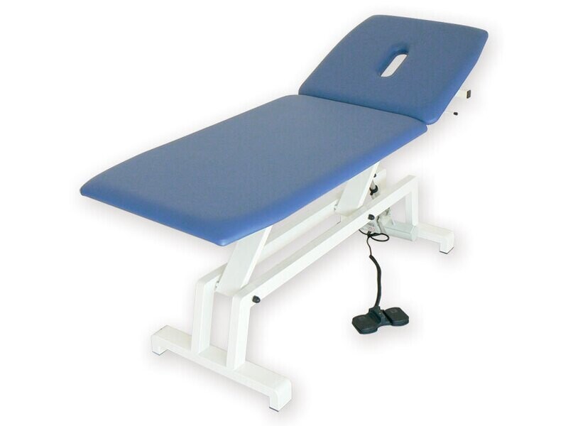 ELECTRIC HEIGHT ADJUSTABLE TREATMENT TABLE - blue