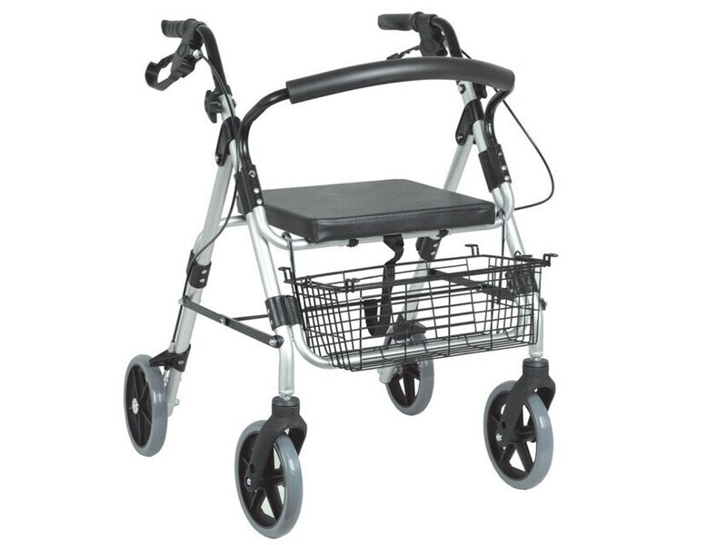 SILVER ROLLATOR - foldable