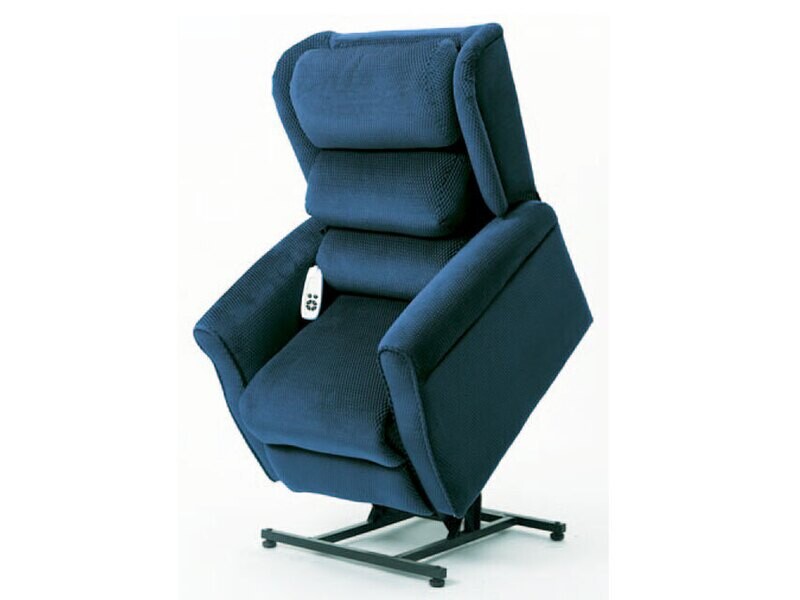 GINEVRA LIFT ARMCHAIR 2 motors - blue