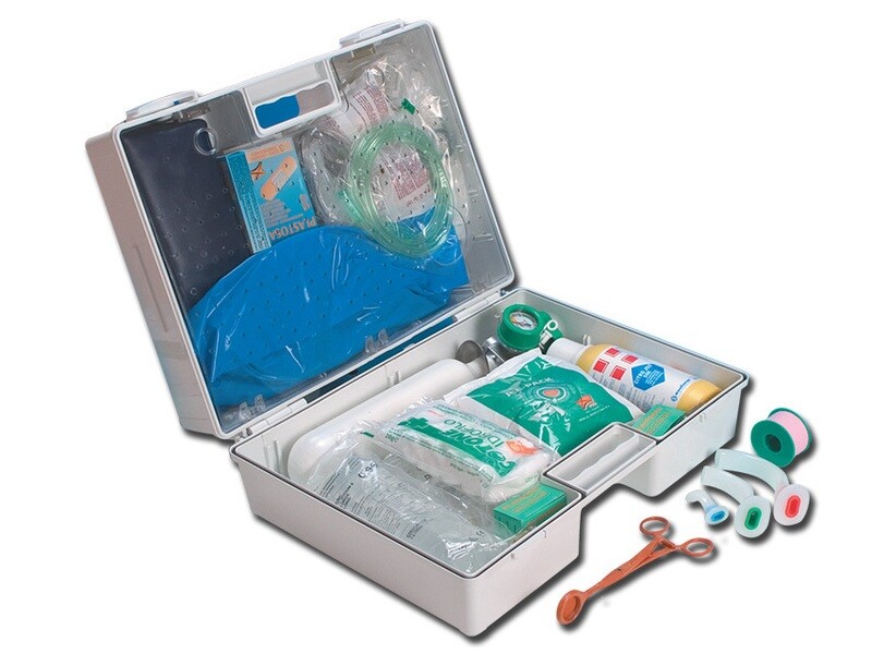 &quot;GIMA 3&quot; FIRST AID CASE + OXYGEN BOTTLE