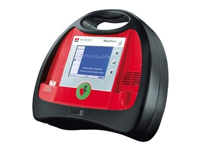 PRIMEDIC HEART SAVE 6 Defib.with recharg.battery and Monitor-IT/FR/DE/GB