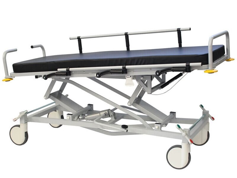 PROFESSIONAL HEIGHT ADJUSTABLE PATIENT TROLLEY with TR and RTR