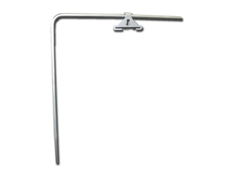 DRAPE SUPPORT WITH ADJUSTABLE HEIGHT with 2 clamps 27576