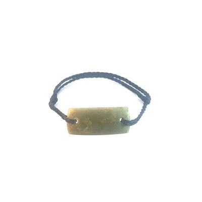 Adjustable Woven Inanga Pounamu Bracelet