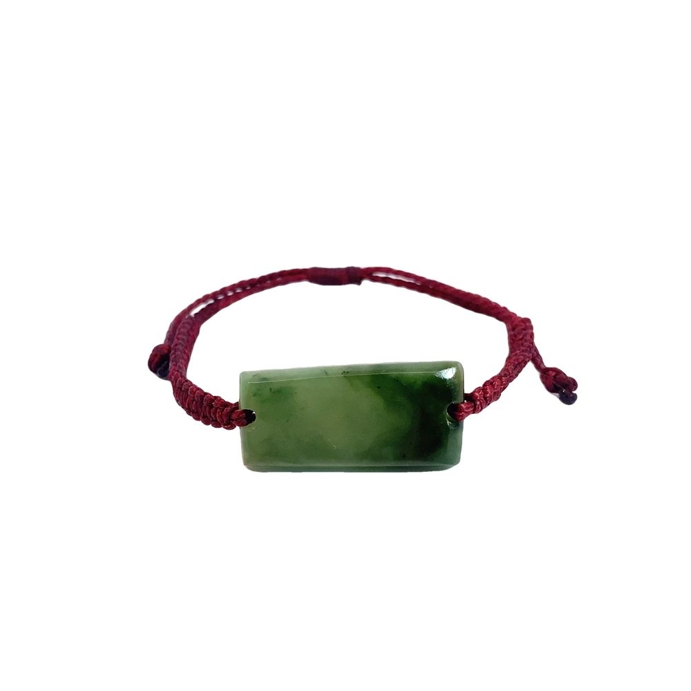 Adjustable Woven Marsden Flower Pounamu Bracelet