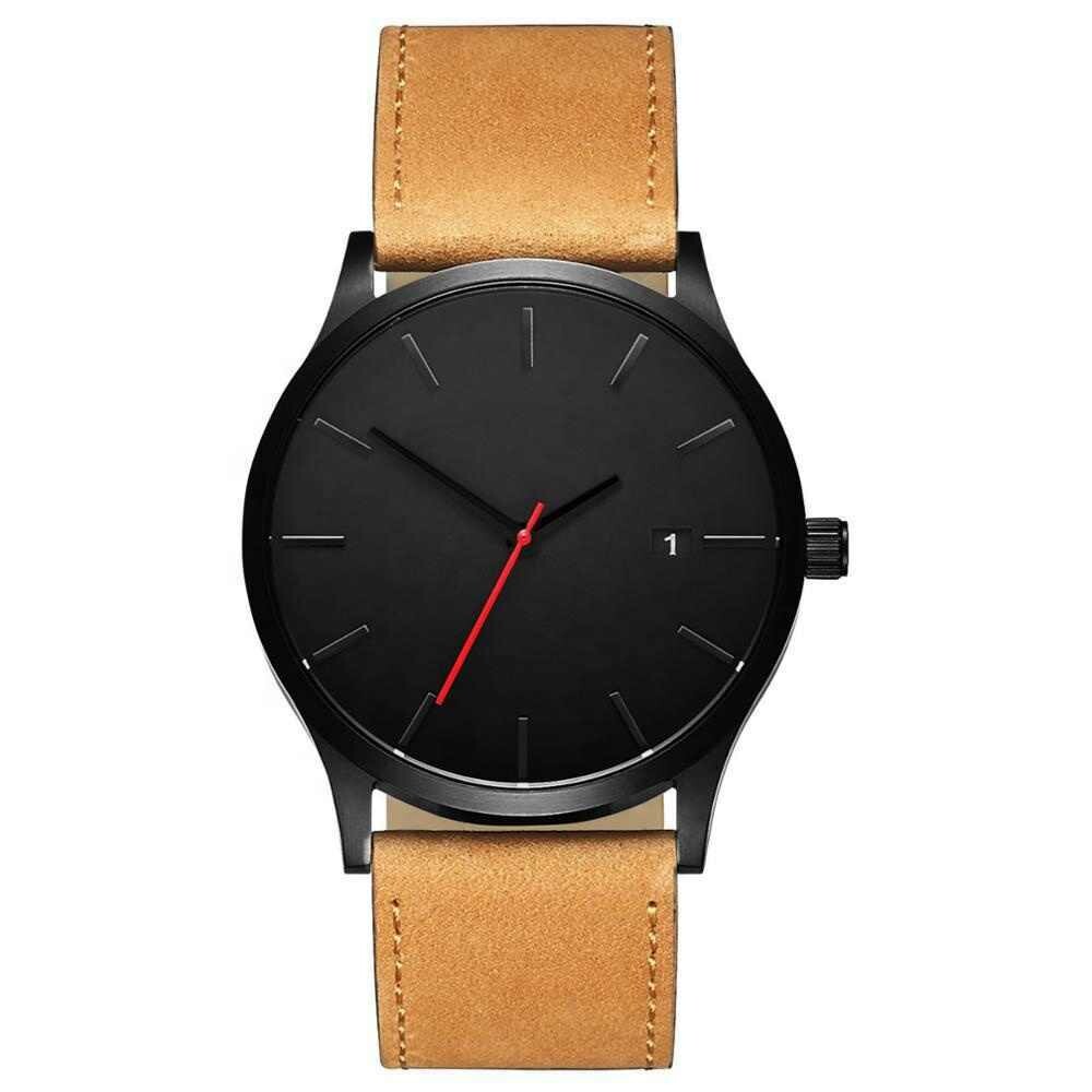 CLASSIC MATTE LEATHER QUARTZ WATCH
