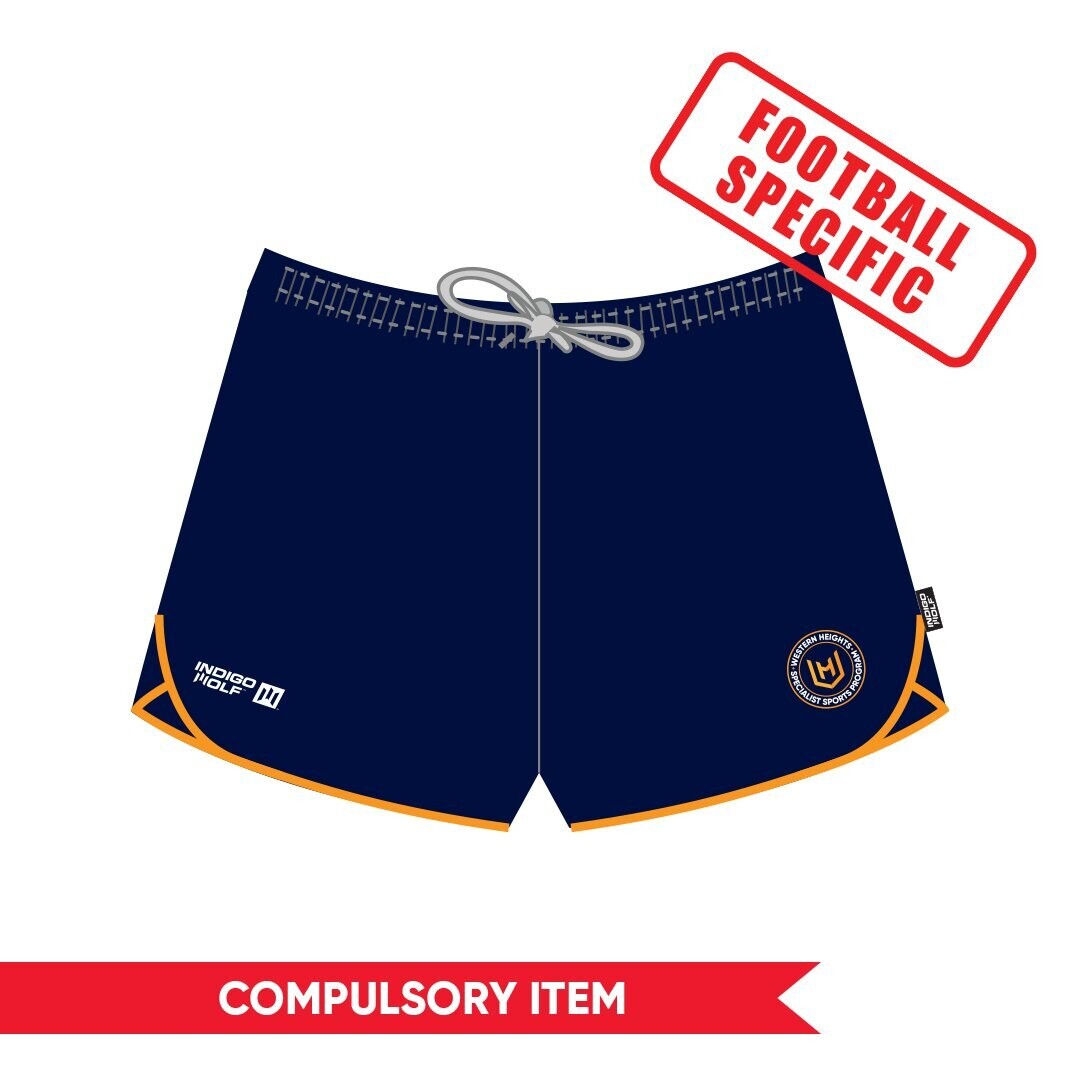 Womens Football Shorts - Western Heights College SSP