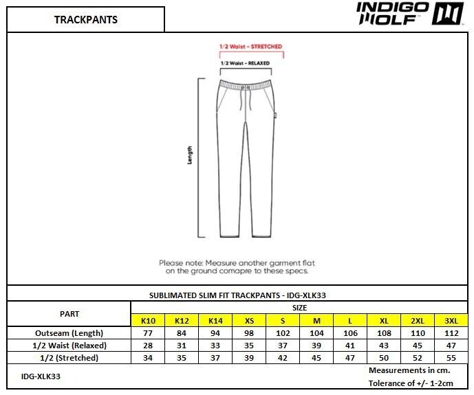 Marian Catholic College - Staff Sublimated Track Pants