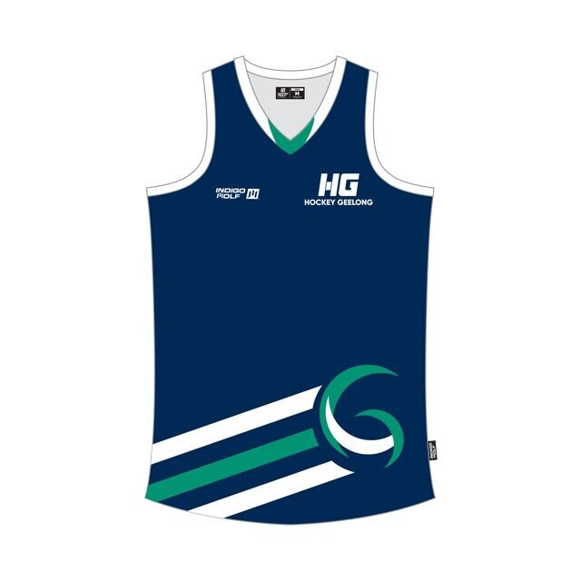 SENIOR Women's Playing Top (Navy) - Hockey Geelong