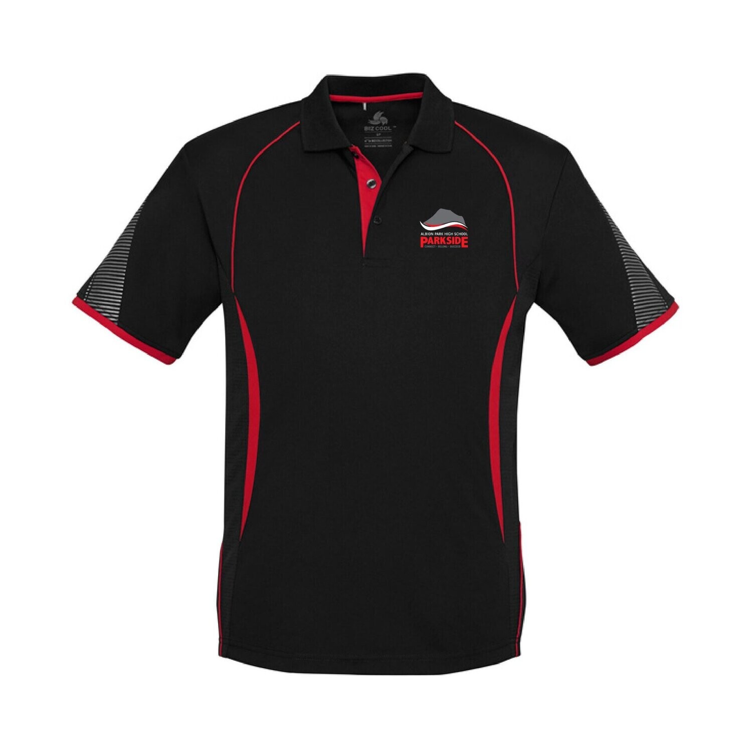 Albion Park High School - Mens/Womens/Kids Black (Razor) Polos
