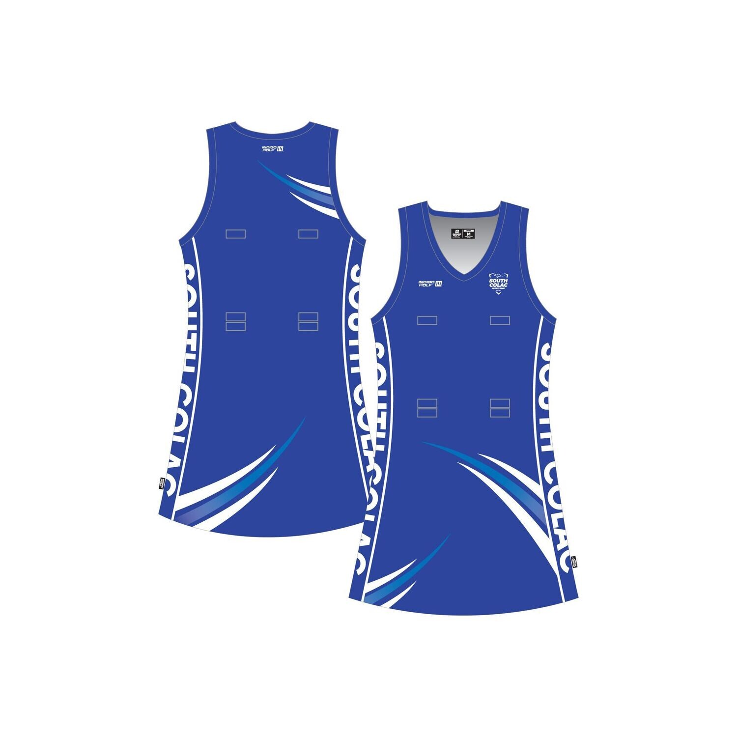 Netball Dress (Normal Back) - South Colac