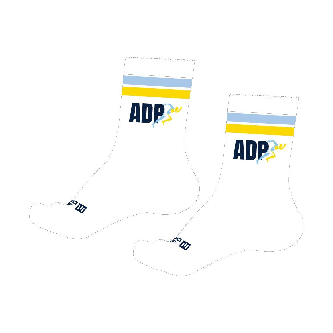 Crew Socks WHITE - Point Cook ADP (Stock on hand)