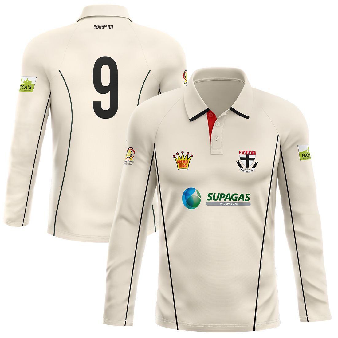 Cream Shirt LONG SLEEVE - SABCC