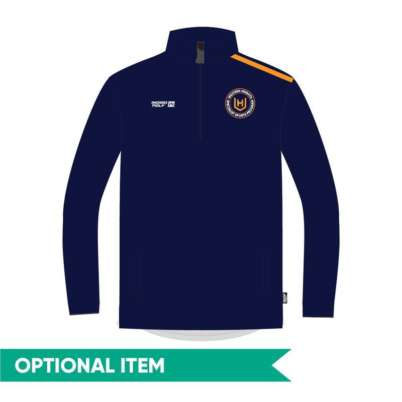 2025 - Soccer 1/4 Zip Training Jumper - Western Heights College SSP