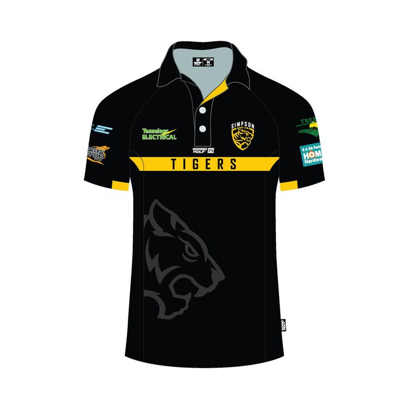 Playing Tops (BLACK) - Simpson Cricket Club (Pre-orders)