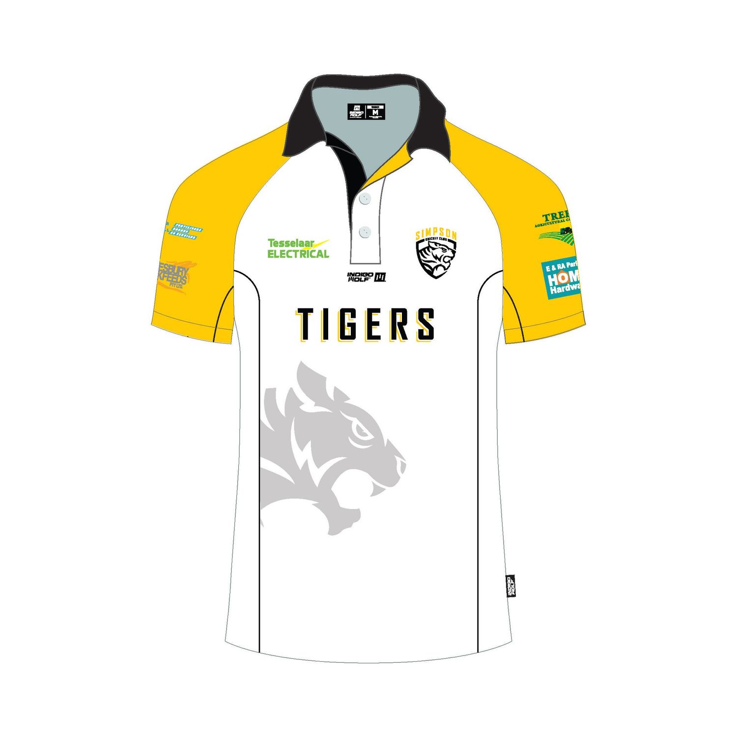 Playing Tops (WHITE) - Simpson Cricket Club (Pre-orders)