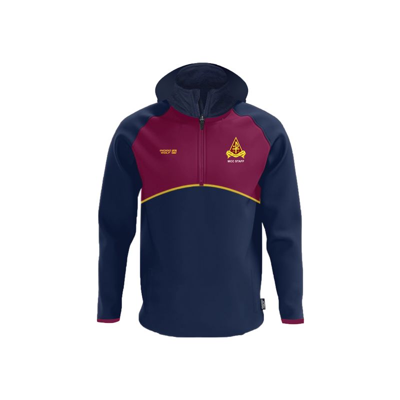 Marian Catholic College - Staff Quarter Zip Jumper (WITH HOOD)