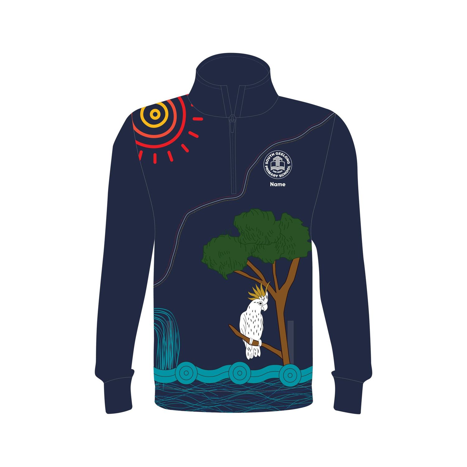 1/4 Zip Jumper Yr6 - South Geelong Primary School 2026