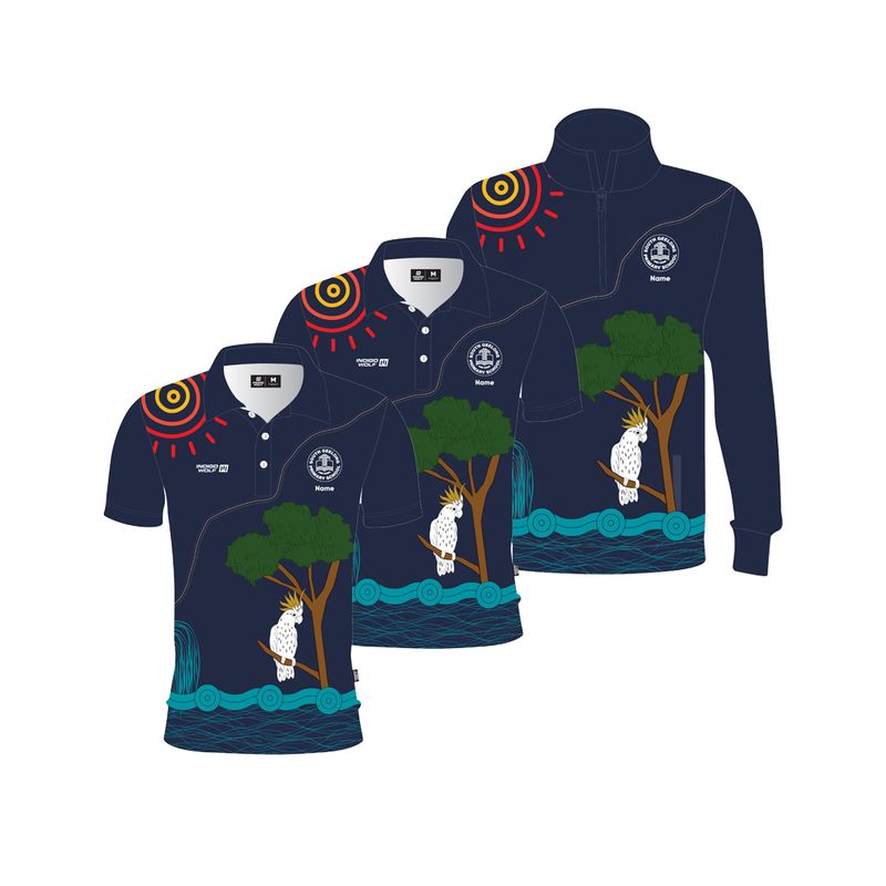 2 x Polos / Qtr Zip Jumper Combo (SAVE $10 ) - South Geelong Primary School 2026