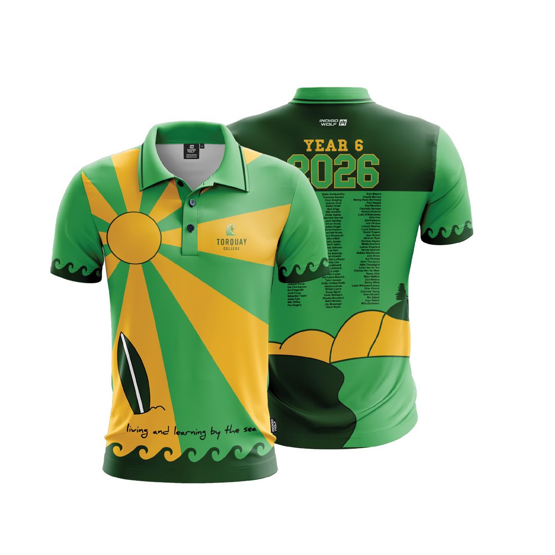 G6 Unisex Polos - Torquay College 2026 G6 Unisex Polos - Torquay College 2026