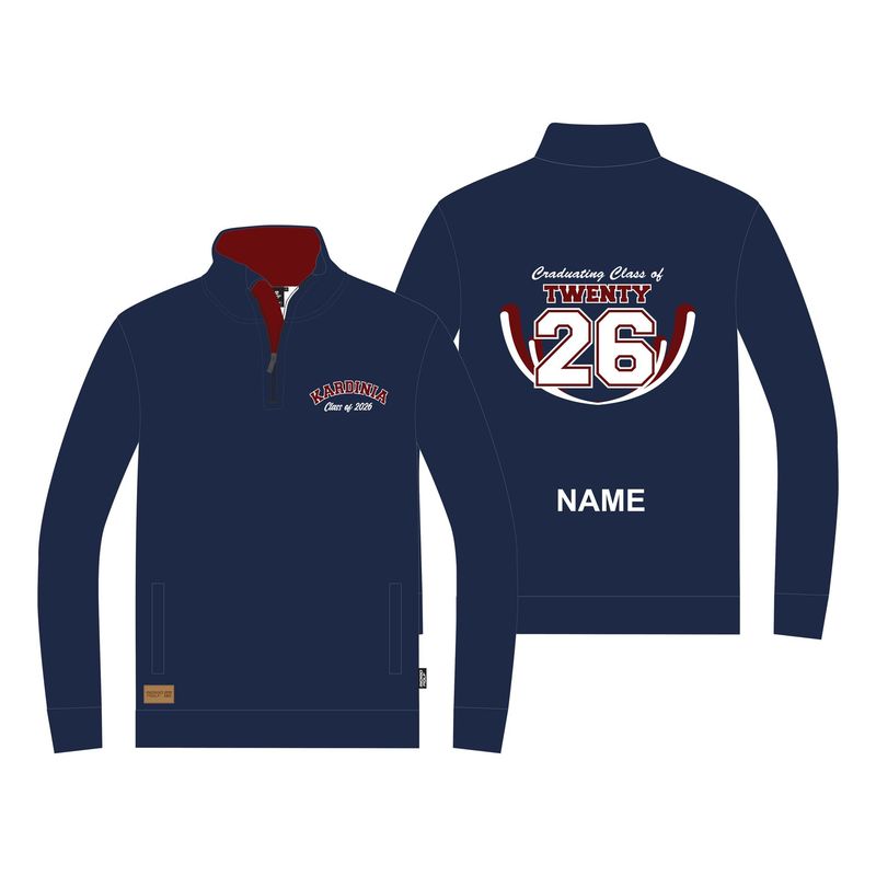 1/4 Zip jumper - Kardinia International College 2026 (LATE)