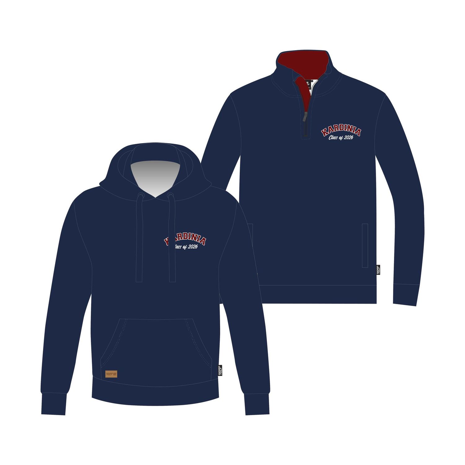 Hoodie + 1/4 Zip Jumper COMBO - Kardinia International College 2026 (save $10) Hoodie + 1/4 Zip Jumper COMBO - Kardinia International College 2026 (save $10)