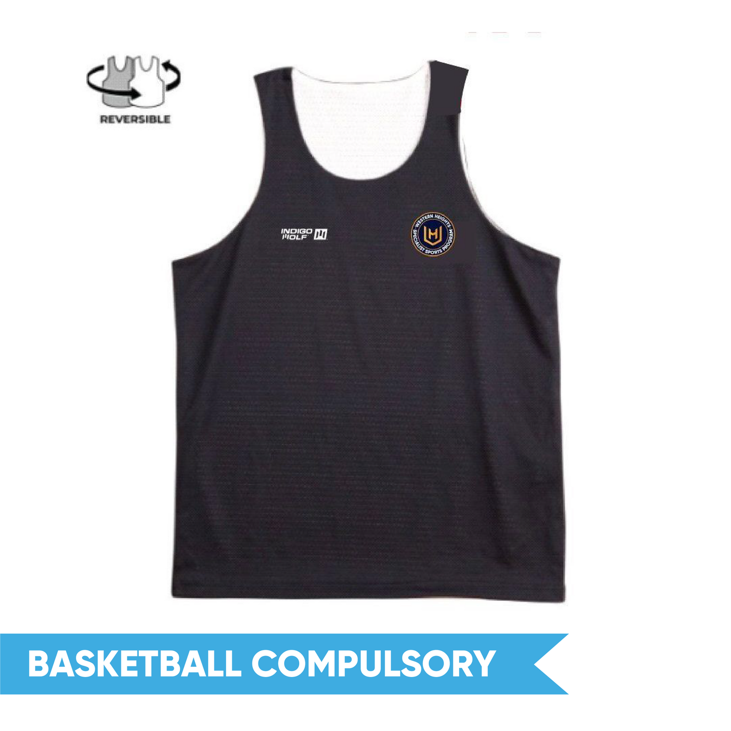 PRE-ORDER 2027 - Basketball Singlet - Western Heights College SSP PRE-ORDER 2027 - Basketball Singlet - Western Heights College SSP