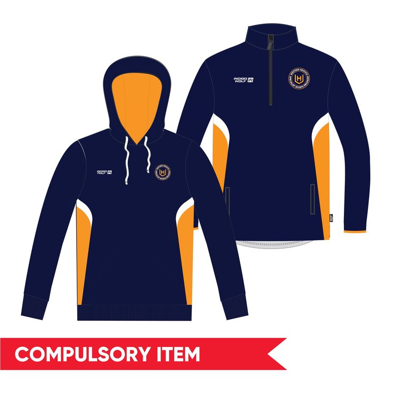 PRE-ORDER 2027 - Heavyweight Fleece Hoodie or 1/4 Zip Jumper - Western Heights College SSP