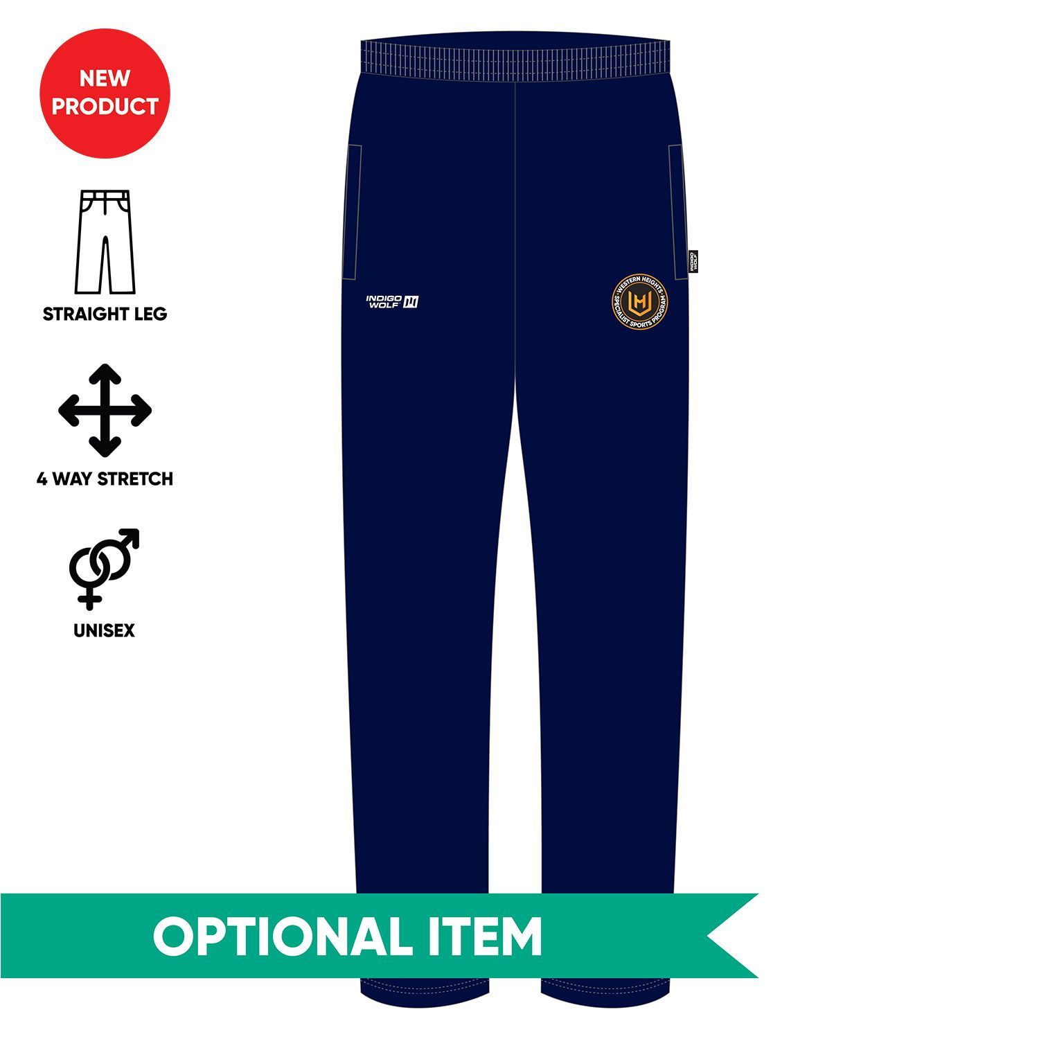 2026 - Straight Leg Pants - Western Heights College SSP 2026 - Straight Leg Pants - Western Heights College SSP