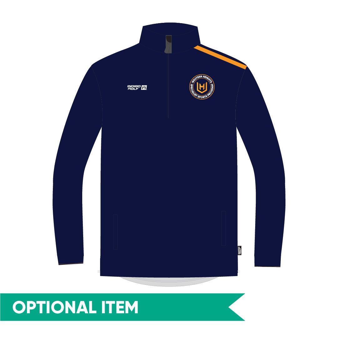 2025 - Soccer 1/4 Zip Training Jumper - Western Heights College SSP 2025 - Soccer 1/4 Zip Training Jumper - Western Heights College SSP