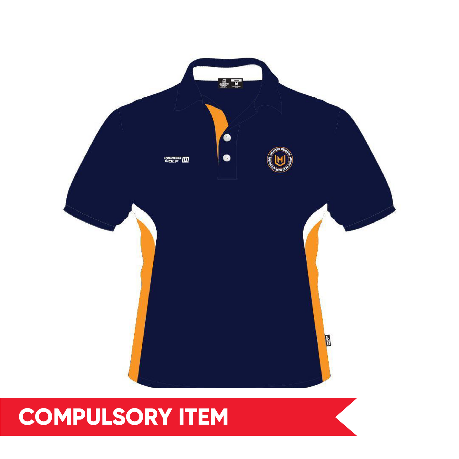 2026 - Training T-shirt or Polo - Western Heights College SSP, Select Gear: Polo