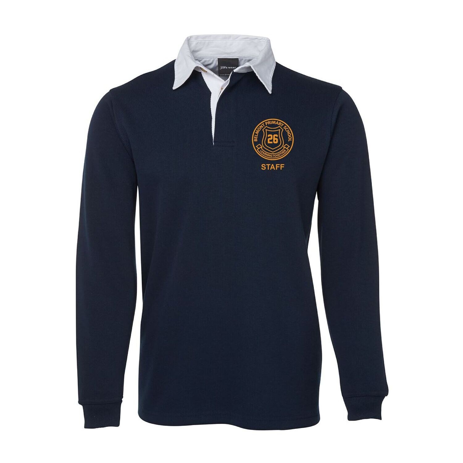 Longsleeve Rugby Jumper - Belmont Primary School STAFF Longsleeve Rugby Jumper - Belmont Primary School STAFF