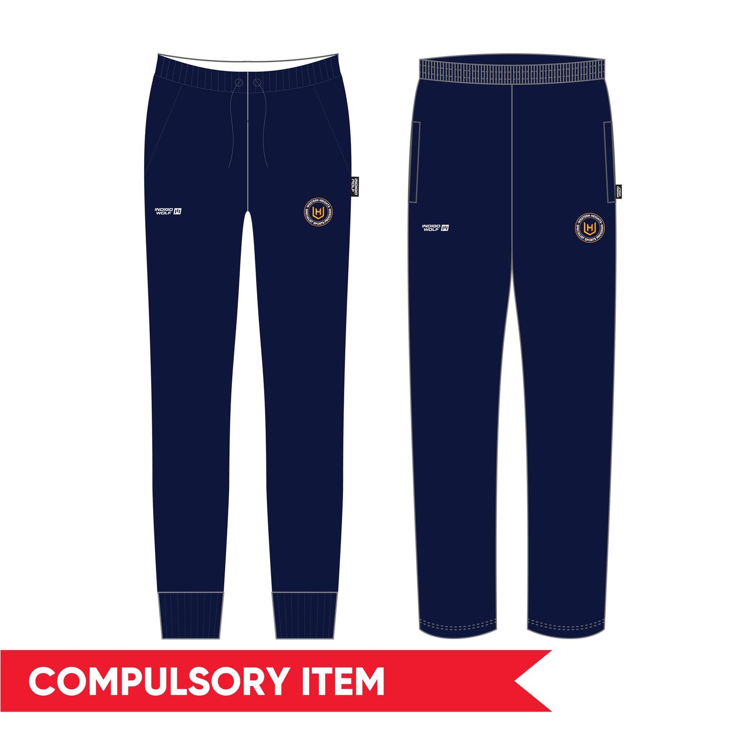 PRE-ORDER 2027 - Straight Leg Pants Or Techfleece Trackpants - Western Heights College SSP