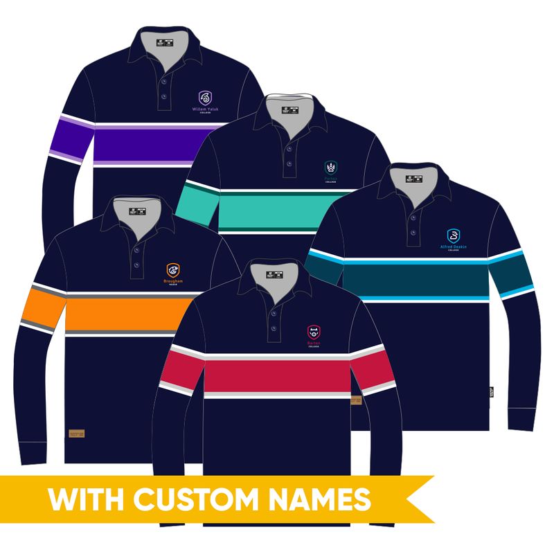 Deakin Residential Services - Knitted Rugby Jumper (WITH Name on Back)